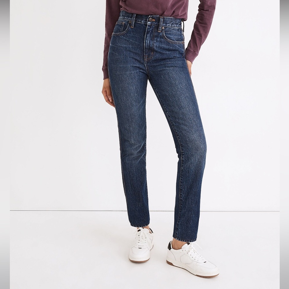 NWOT Madewell Perfect Vintage Jean in Diversey Wash Retro Stitched Edition SZ 24